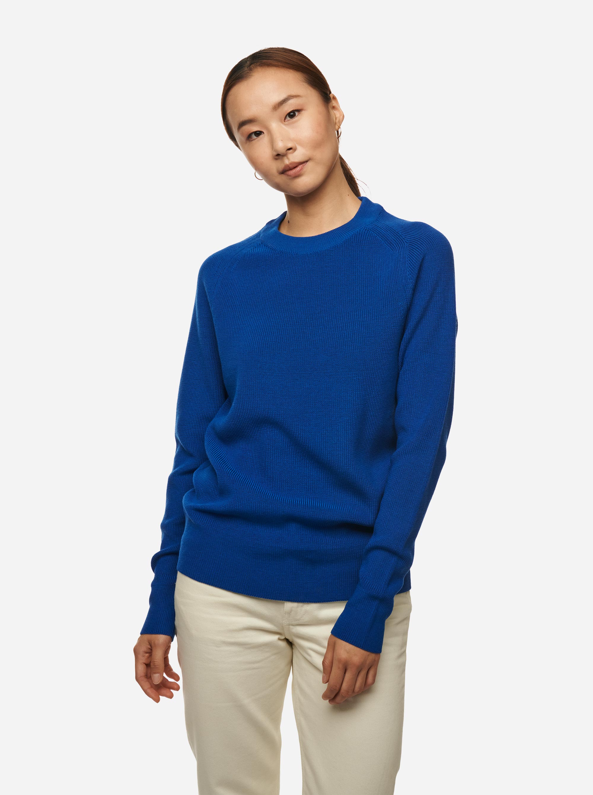 Teym - Crewneck - The Merino Sweater - Women - Cobalt Blue - 2