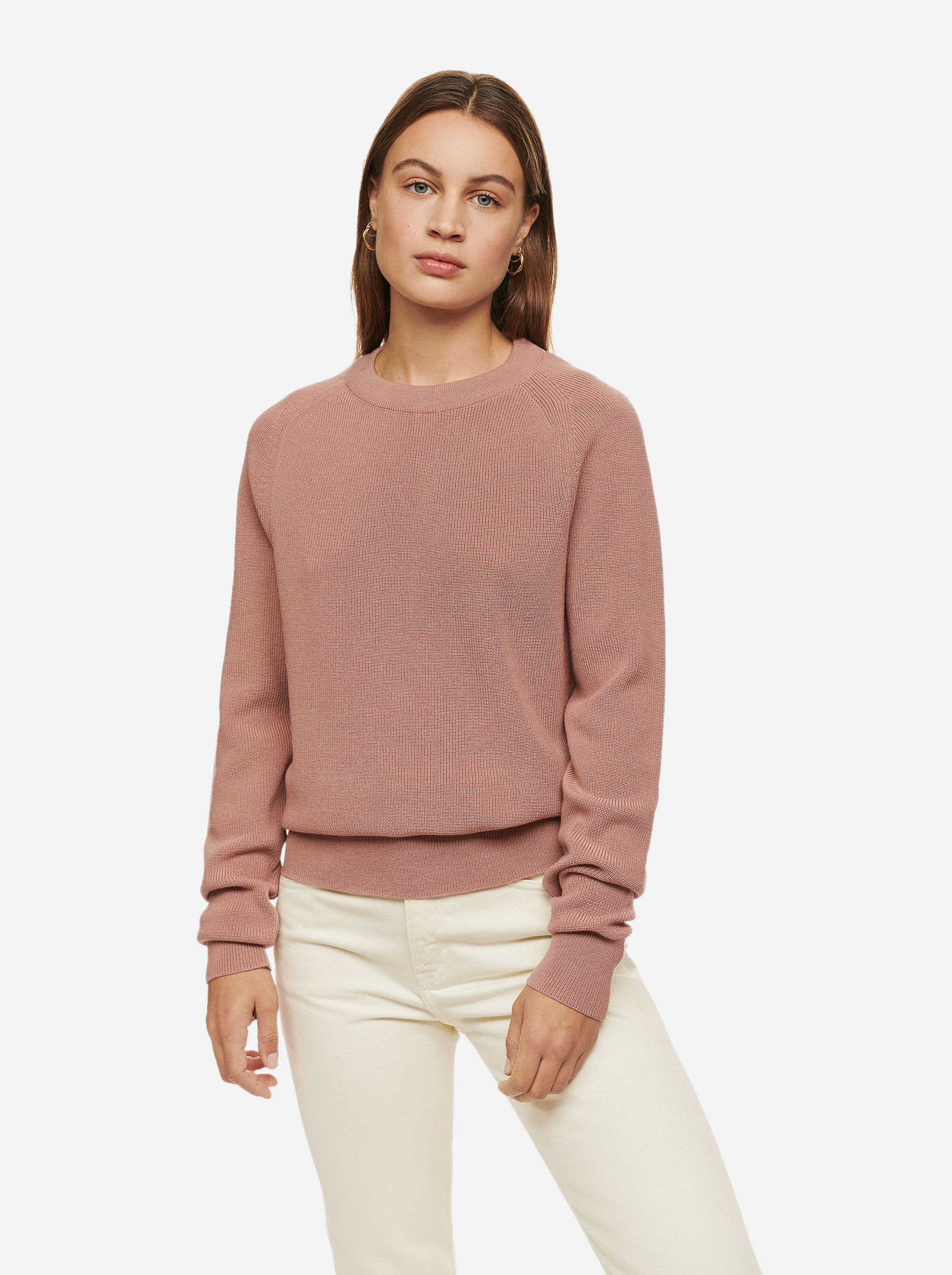 Teym - Crewneck - The Merino Sweater - Women - Pink - 1