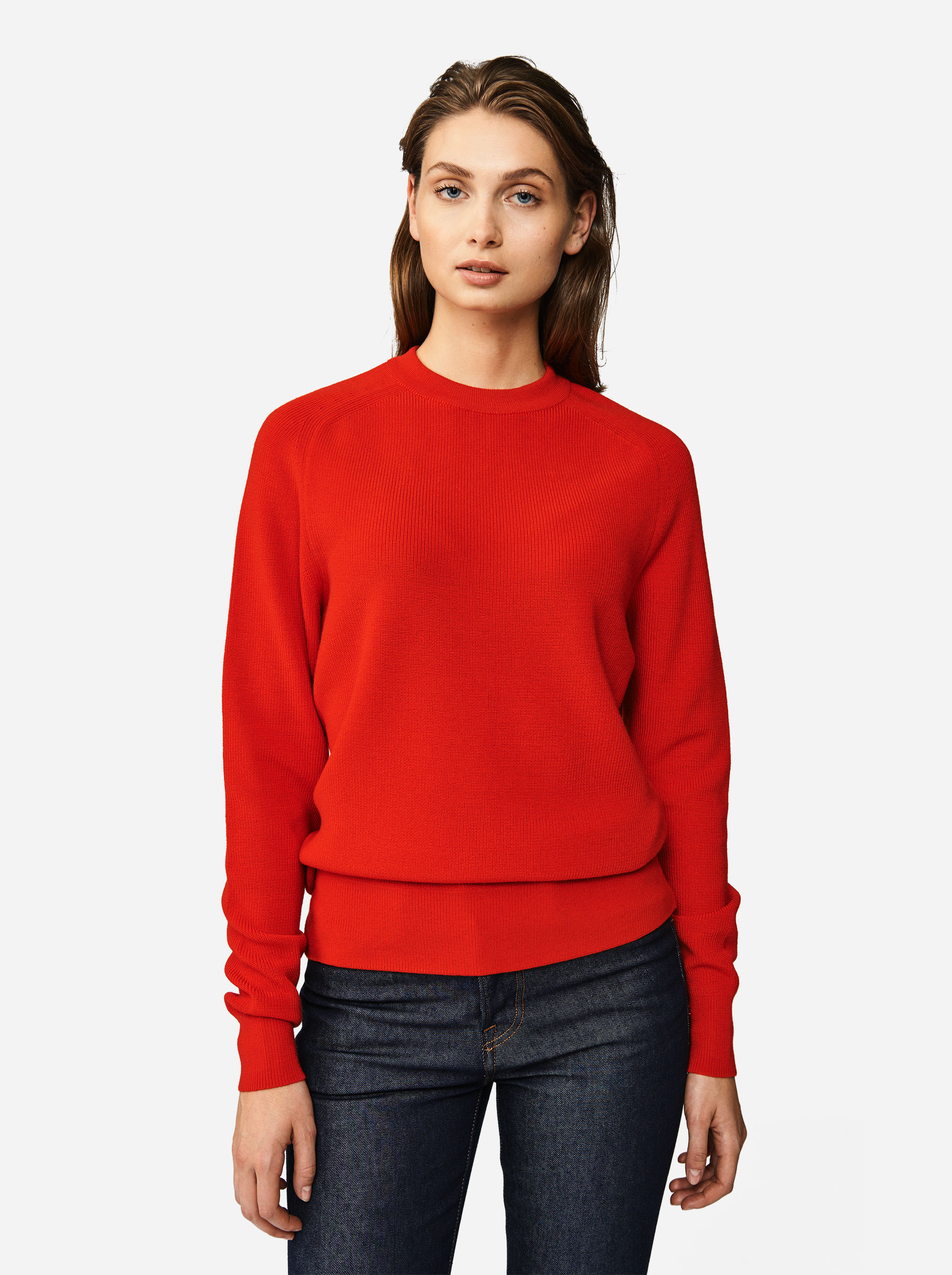 Teym - Crewneck - The Merino Sweater - Women - Red - 3