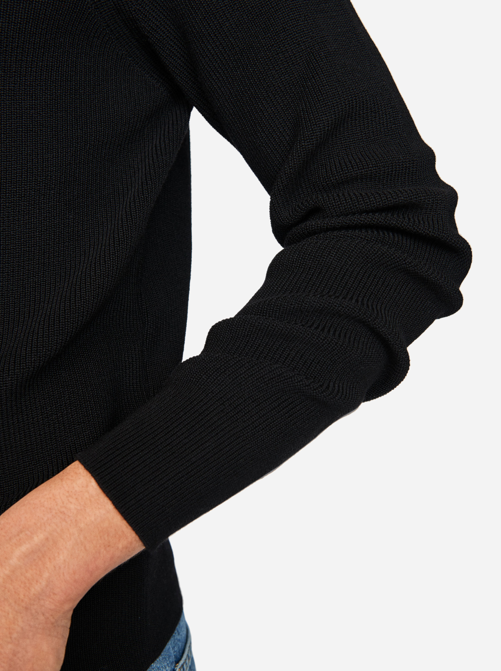 Teym - The Merino Sweater - Men - Black - 2