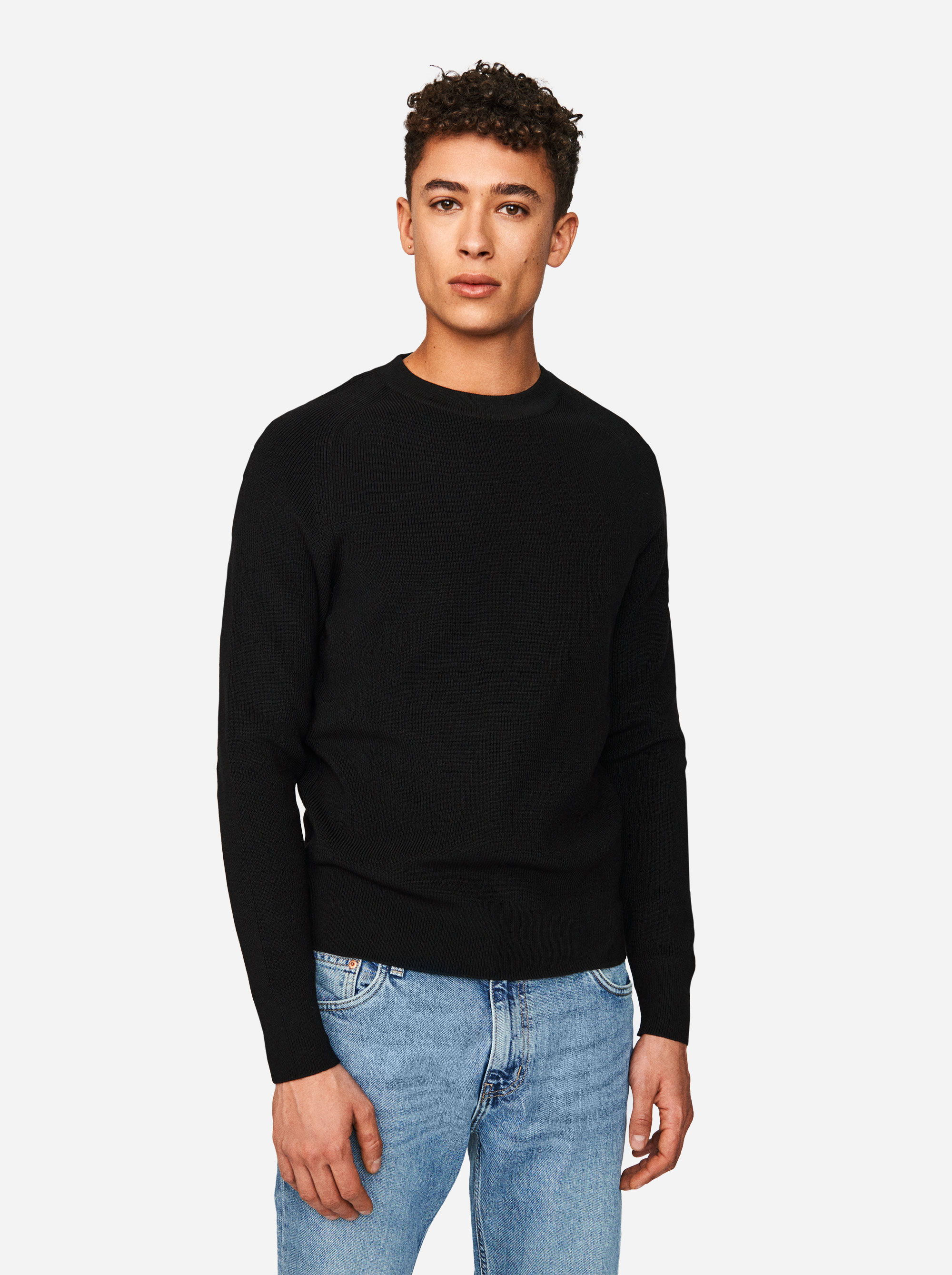 Teym - The Merino Sweater - Men - Black - 3