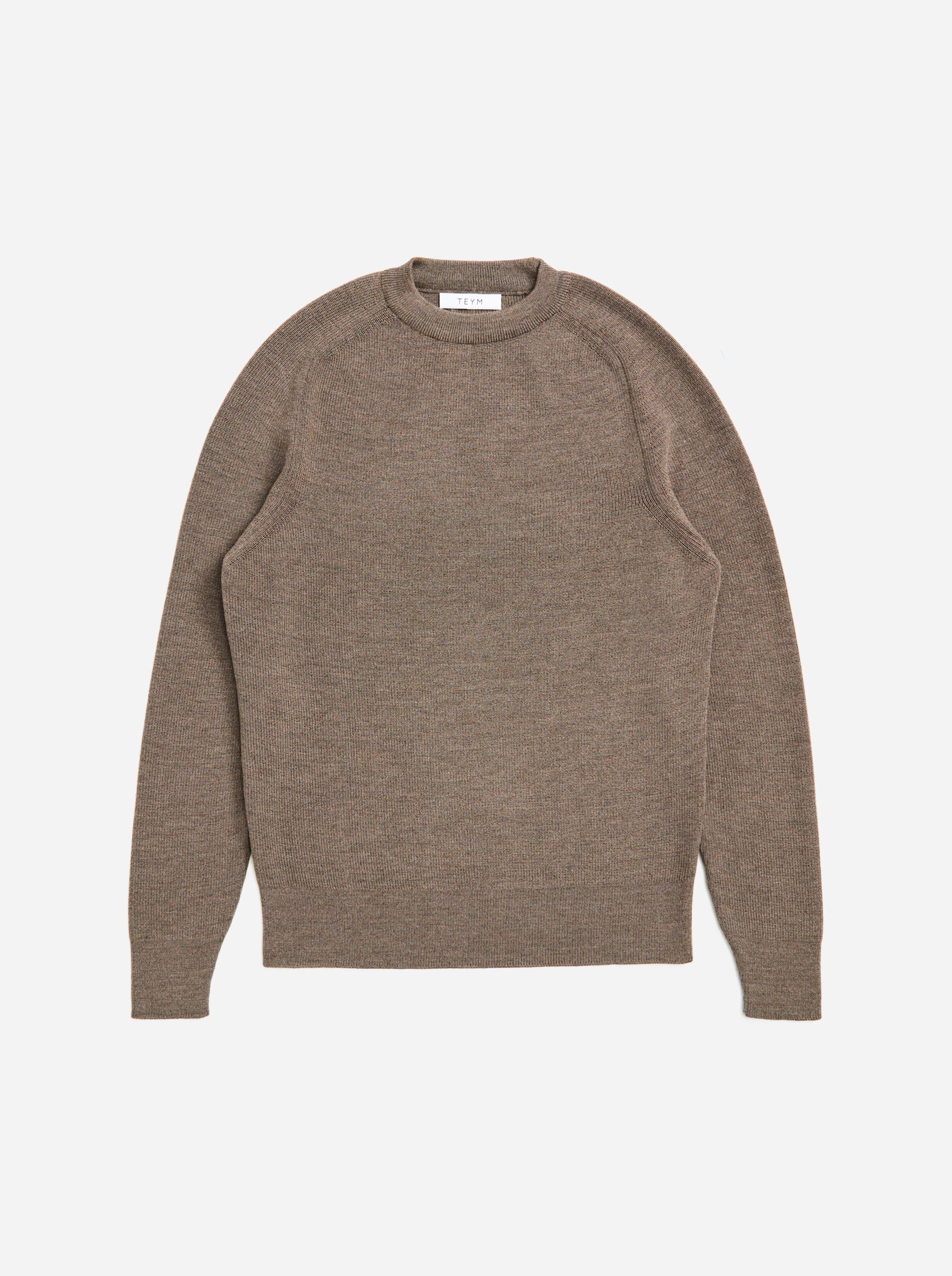 Teym - The Merino Sweater - Men - Grey - 4