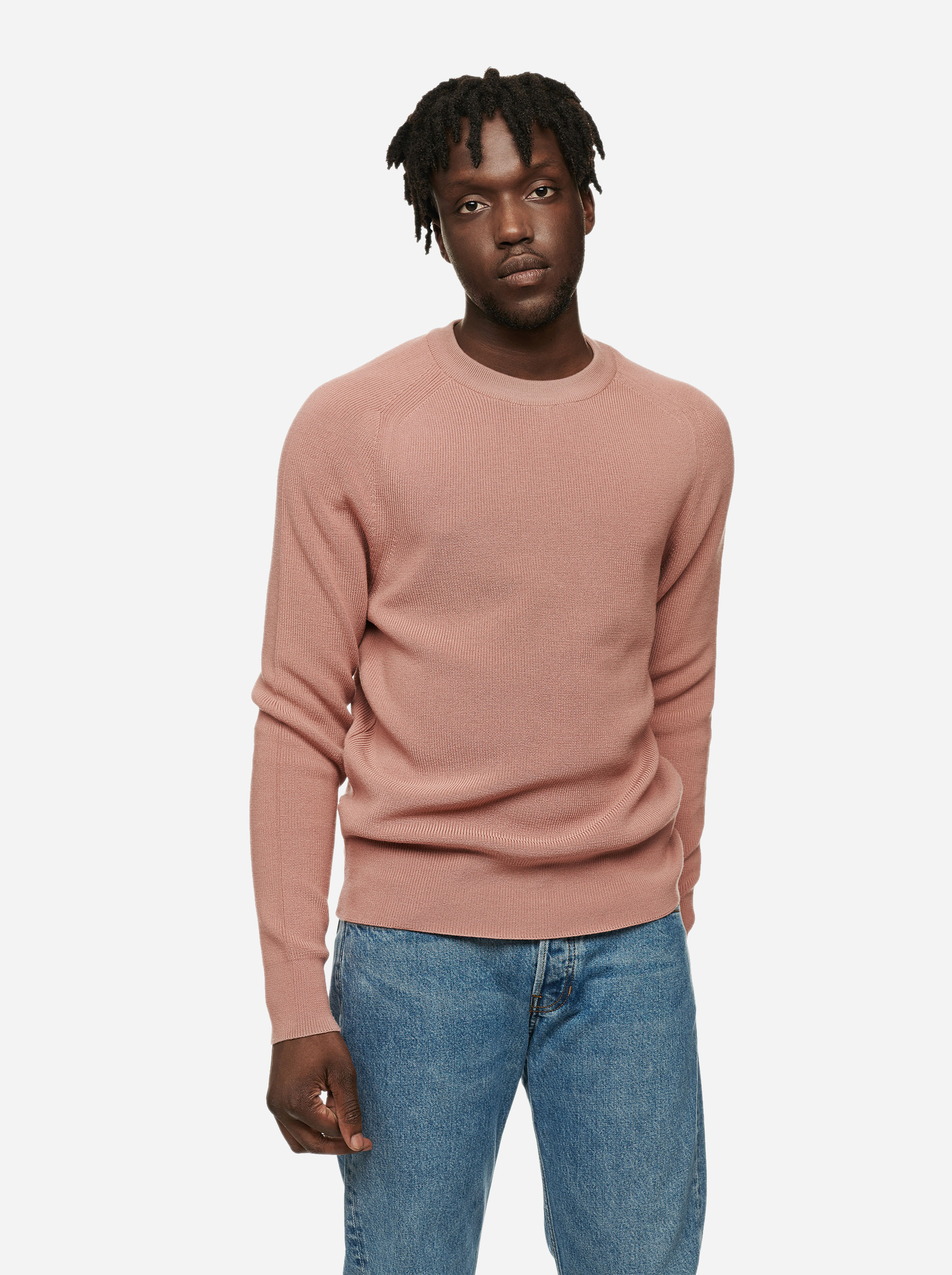 Teym - The Merino Sweater - Men - Pink - 2