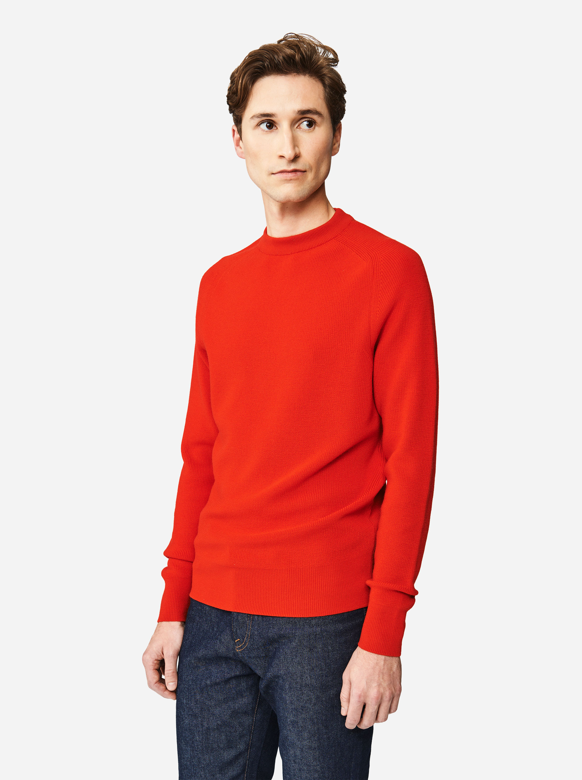 Teym - The Merino Sweater - Men - Red - 2