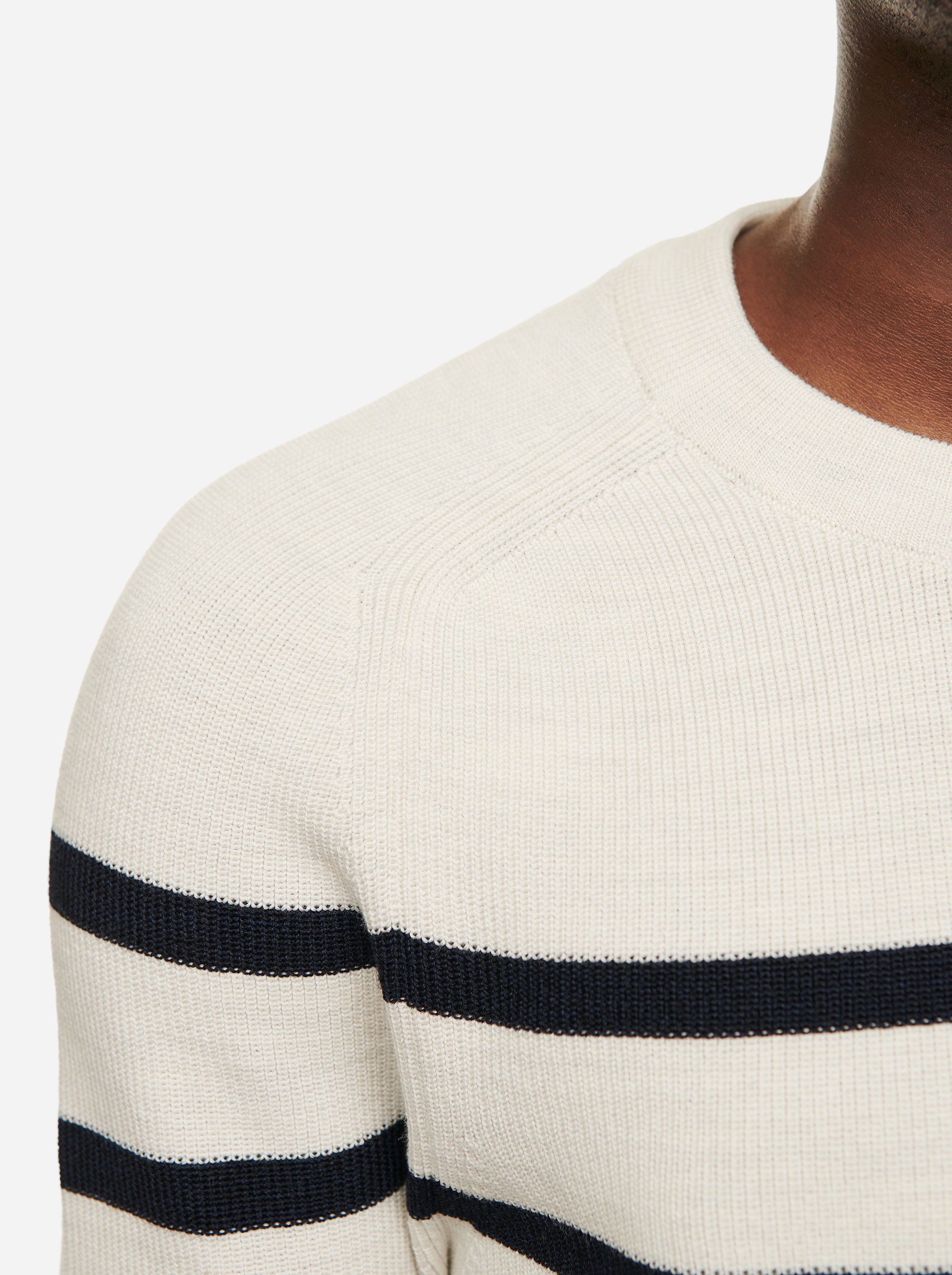 Teym - The Merino Sweater - Men - Striped - 3
