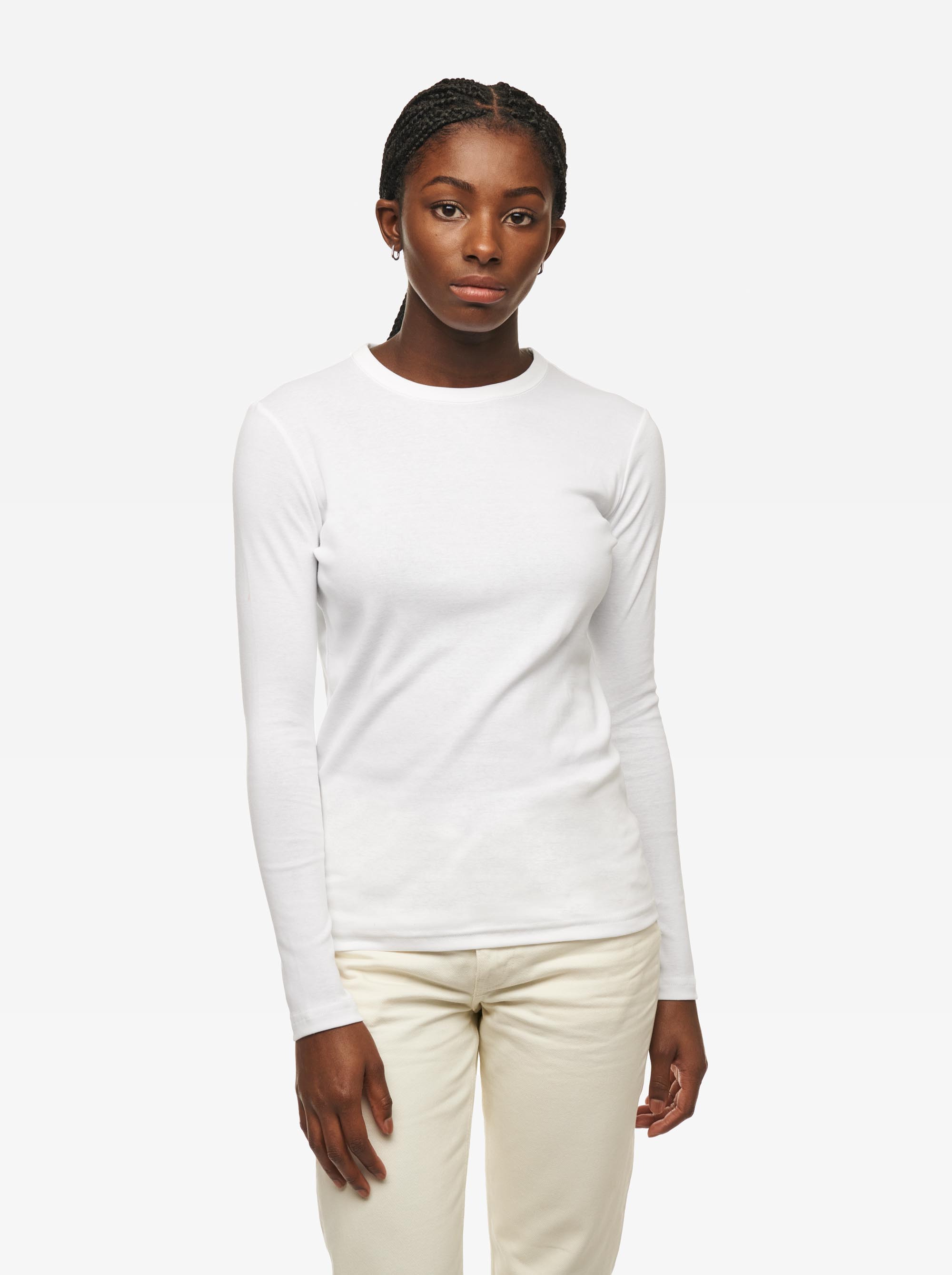 Teym - The-T-Shirt - Longsleeve - Women - White - 2