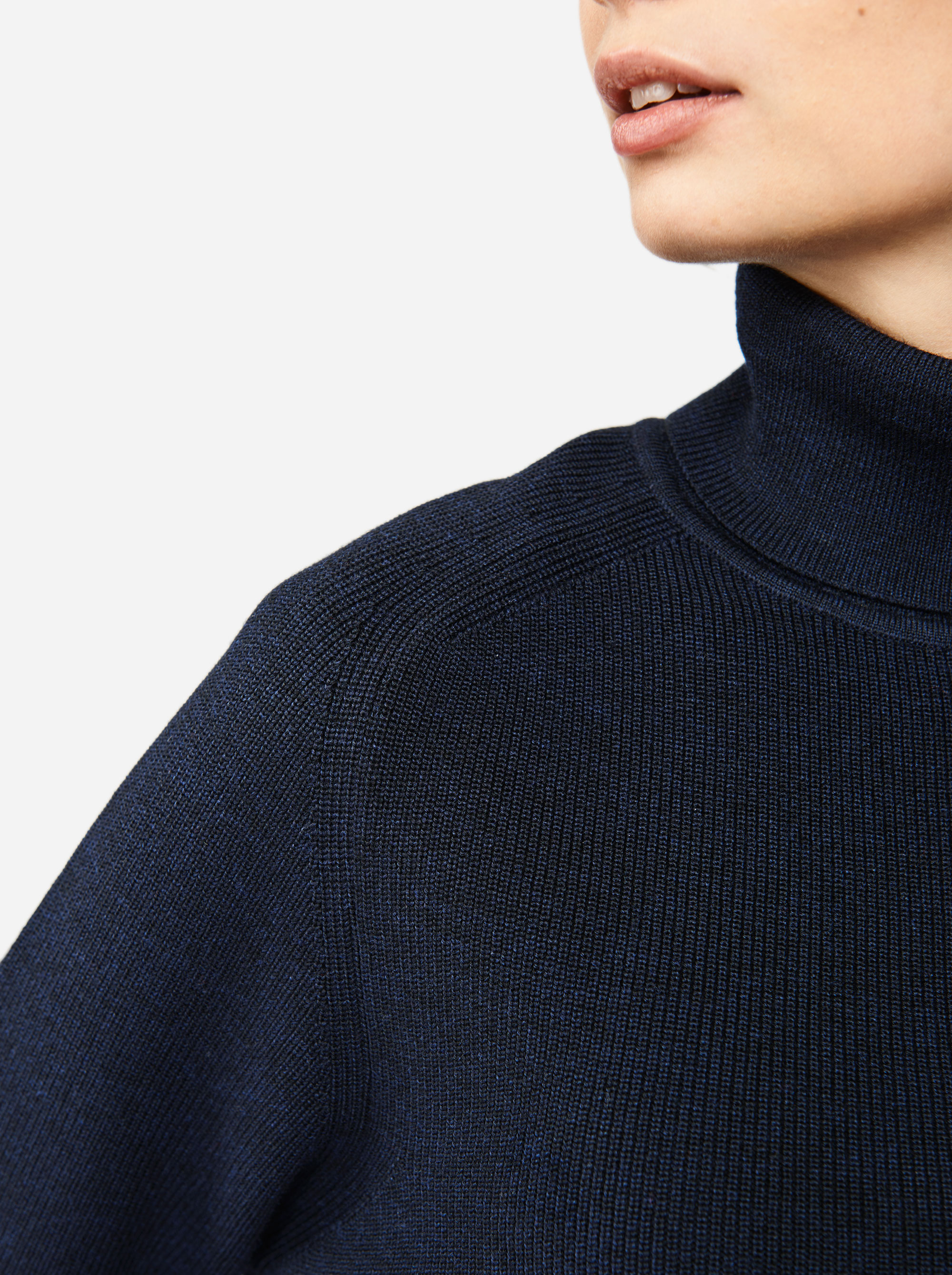 Teym - Turtleneck - The Merino Sweater - Men - Blue - 3
