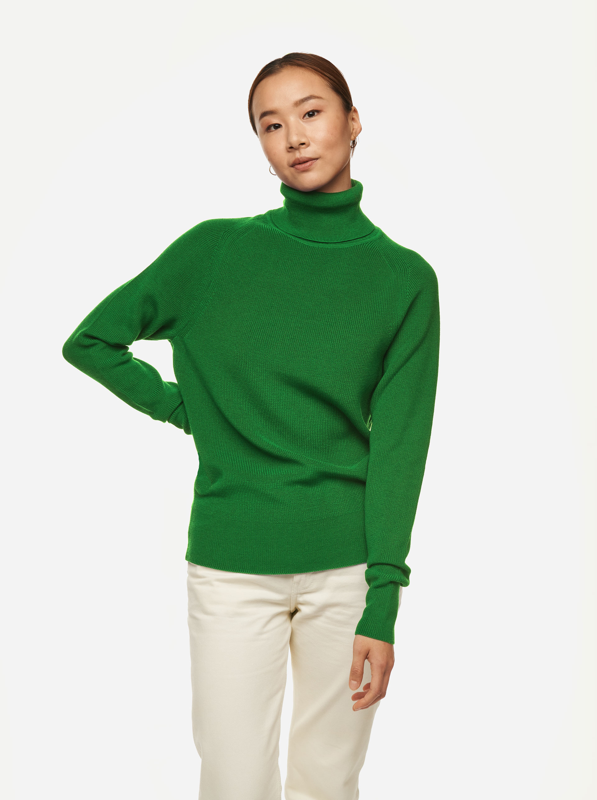 Teym - Turtleneck - The Merino Sweater - Men - Bright Green - 1
