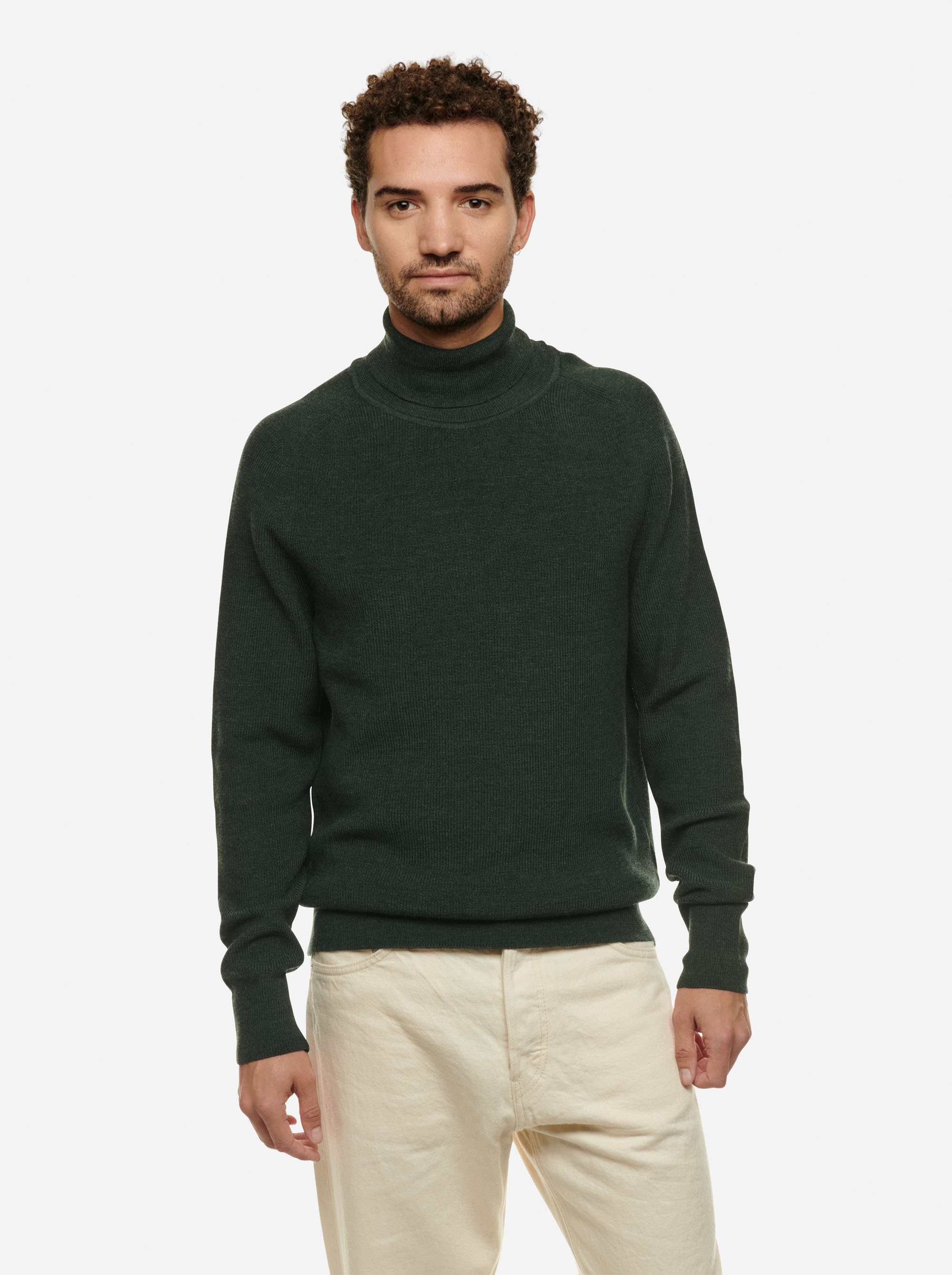 Teym - Turtleneck - The Merino Sweater - Men - Green - 1
