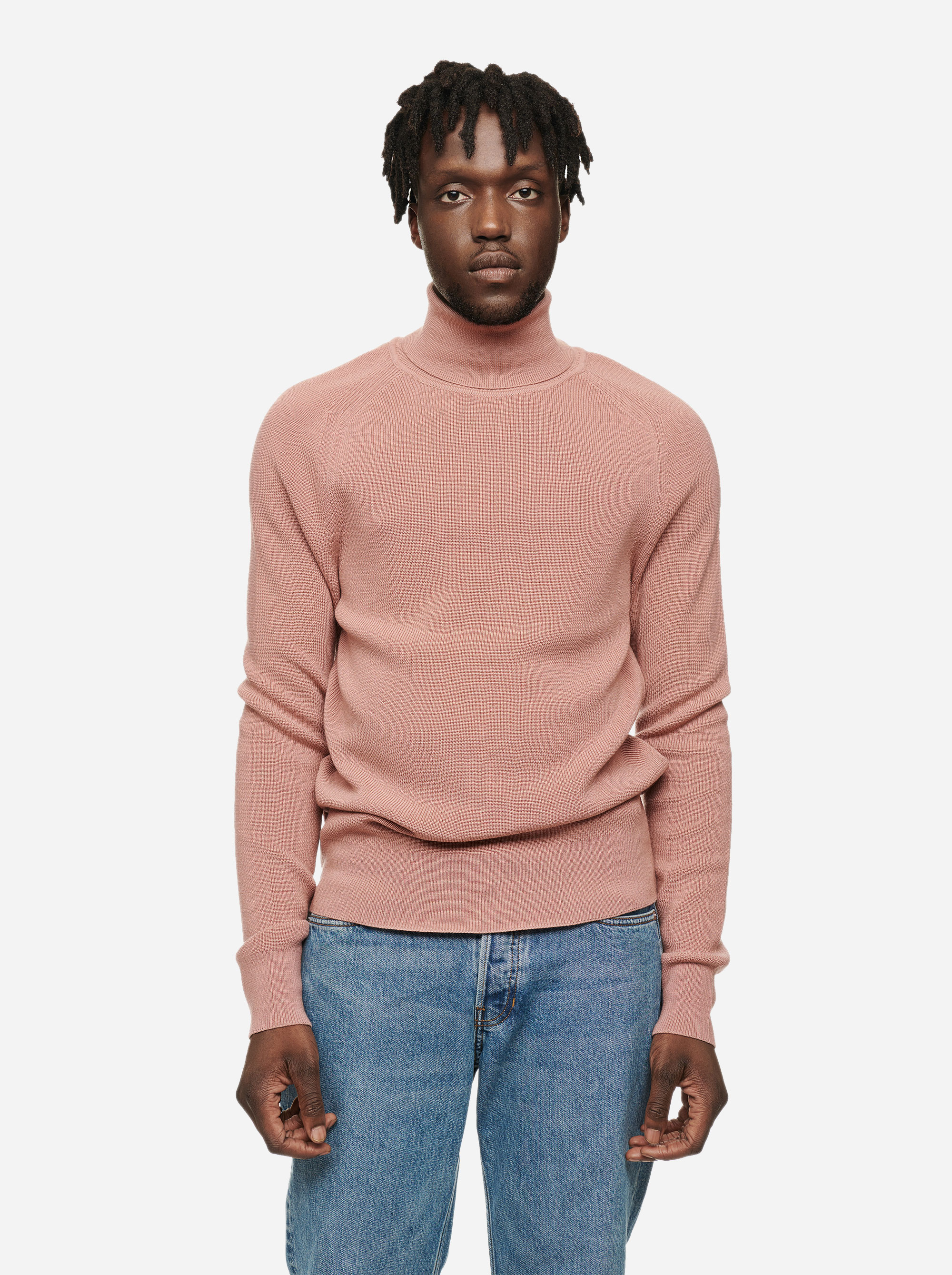 Teym - Turtleneck - The Merino Sweater - Men - Pink - 1