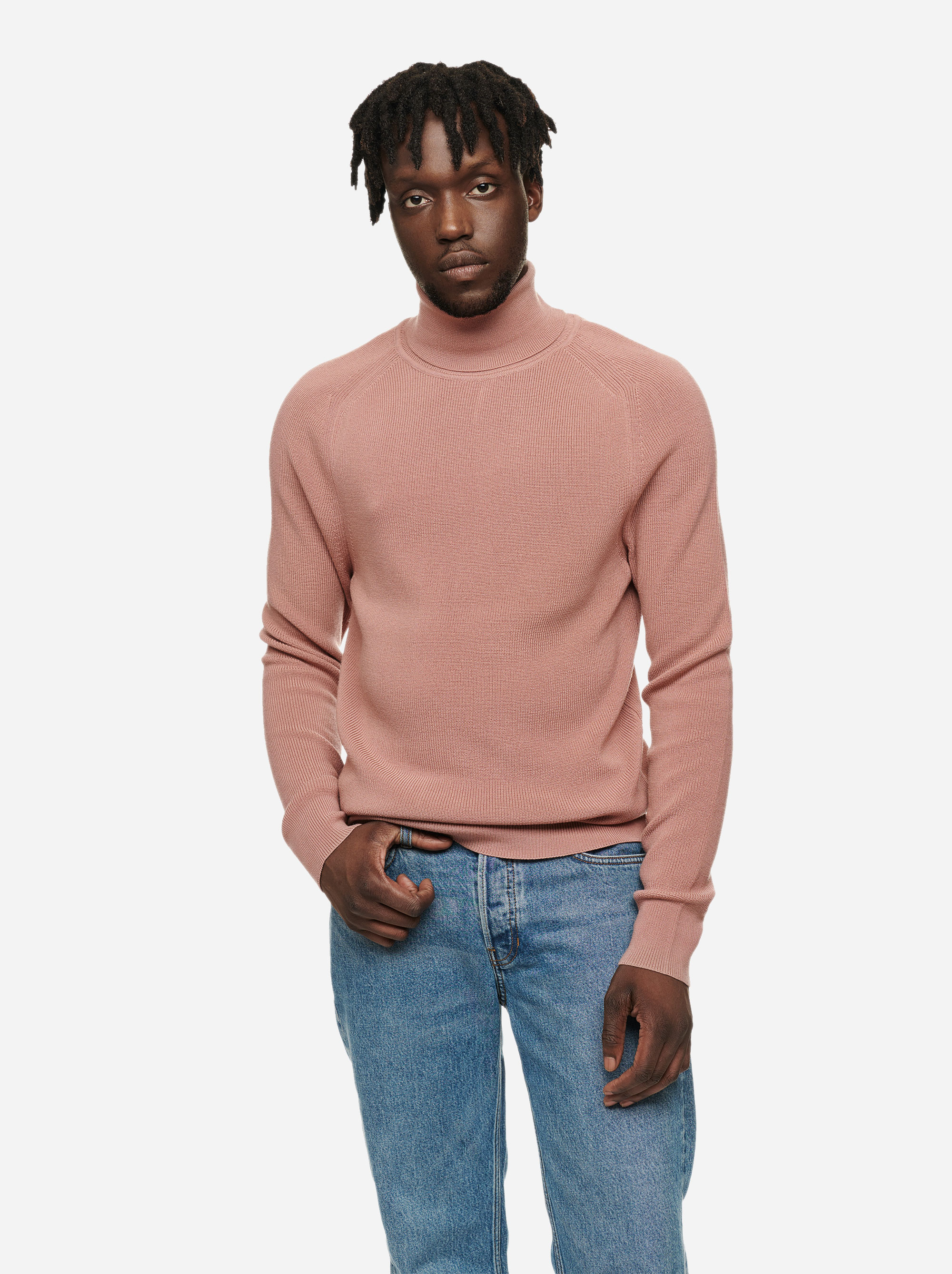 Teym - Turtleneck - The Merino Sweater - Men - Pink - 2