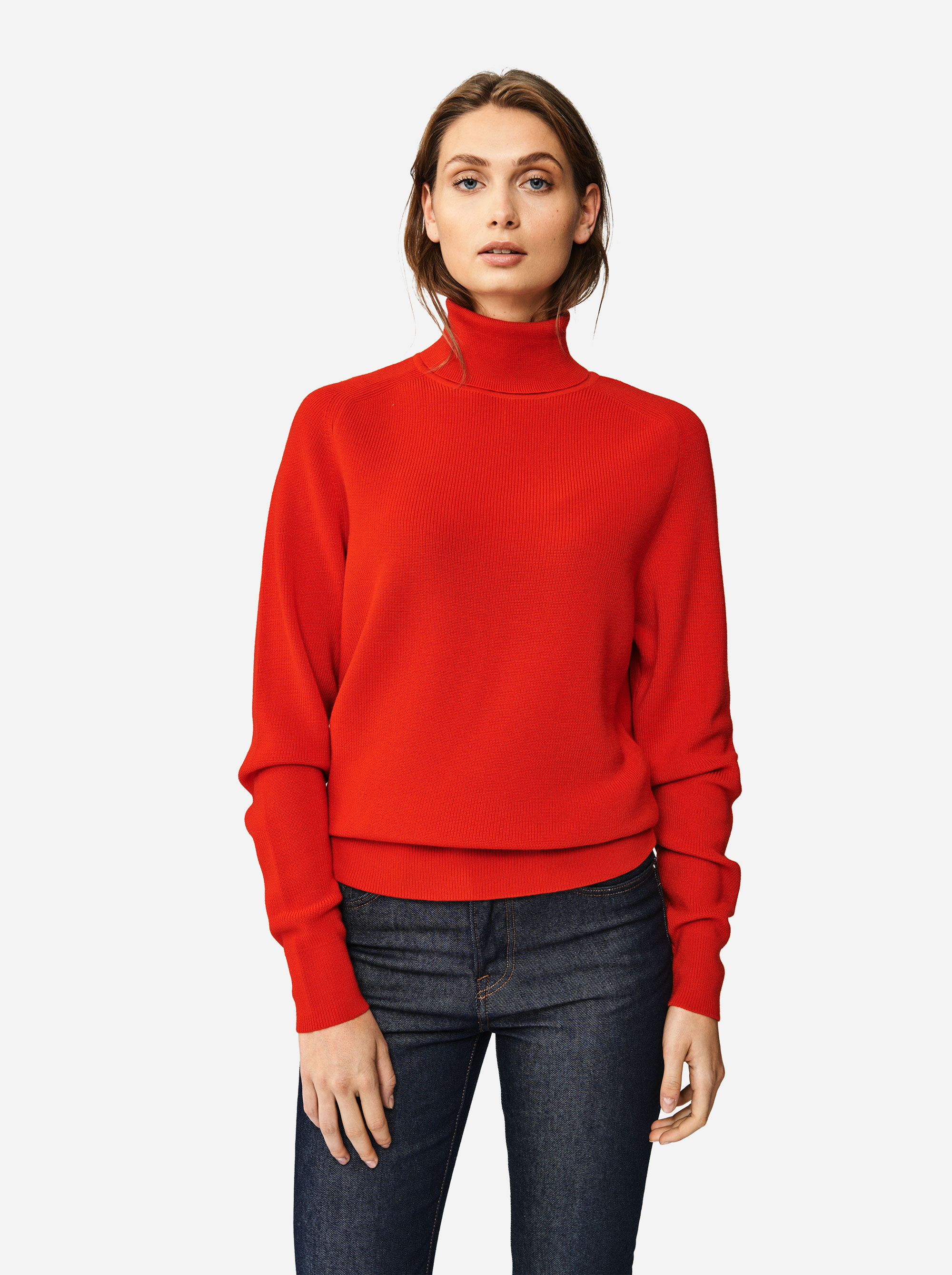 Teym - Turtleneck - The Merino Sweater - Men - Red - 3
