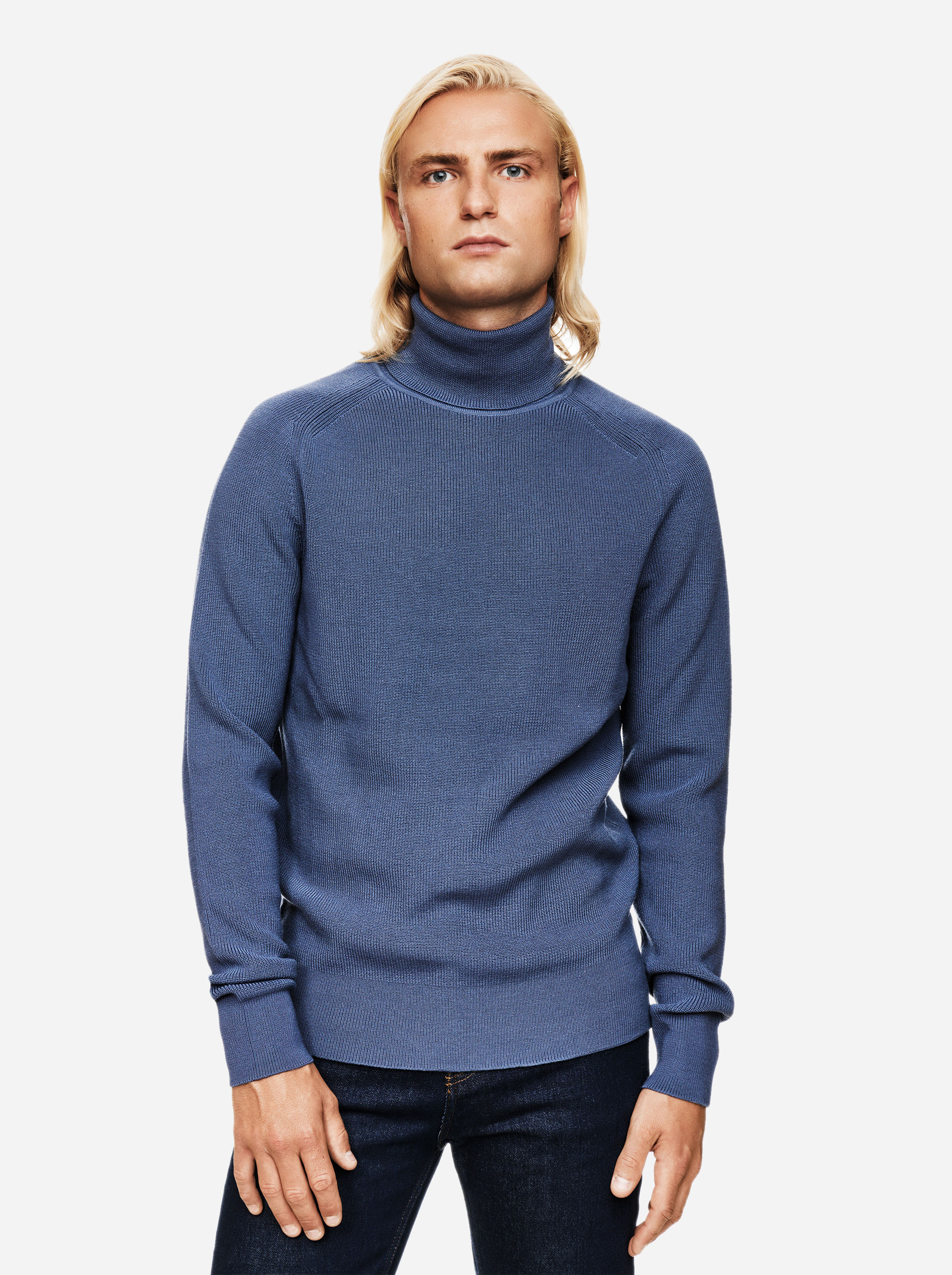 Teym - Turtleneck - The Merino Sweater - Men - Sky Blue - 1