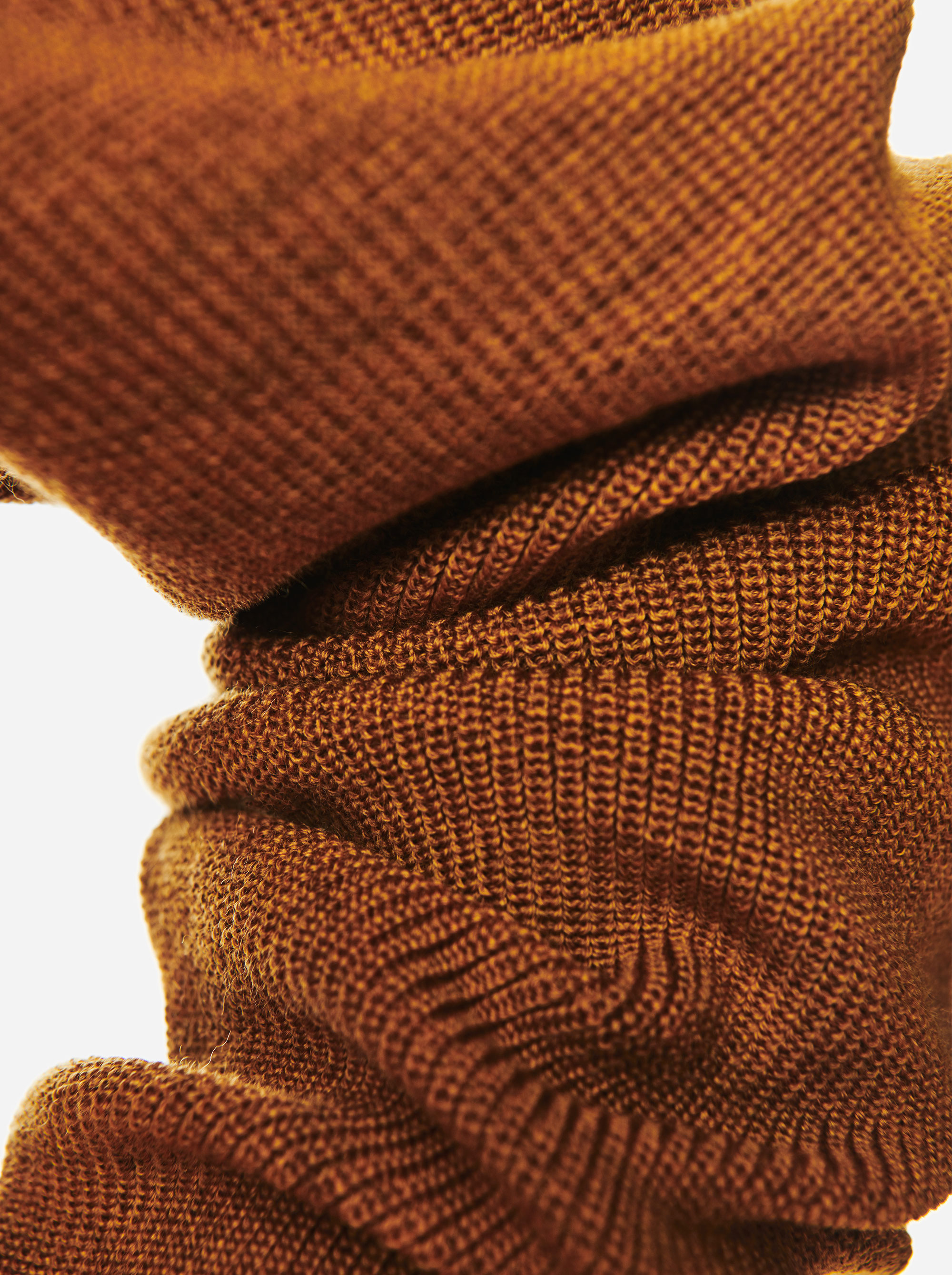 Teym - V-Neck - The Merino Sweater - Women - Mustard - 2