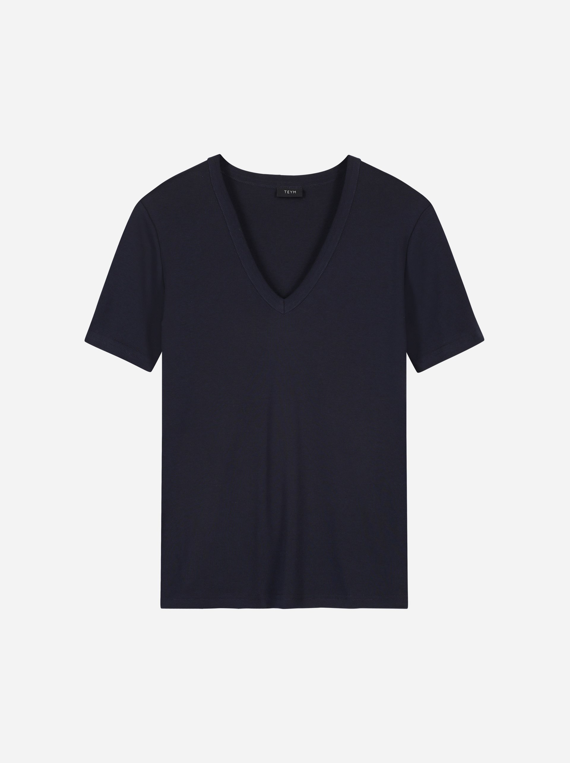 Teym - The T-Shirt - V-Neck - Women - Blue - 6