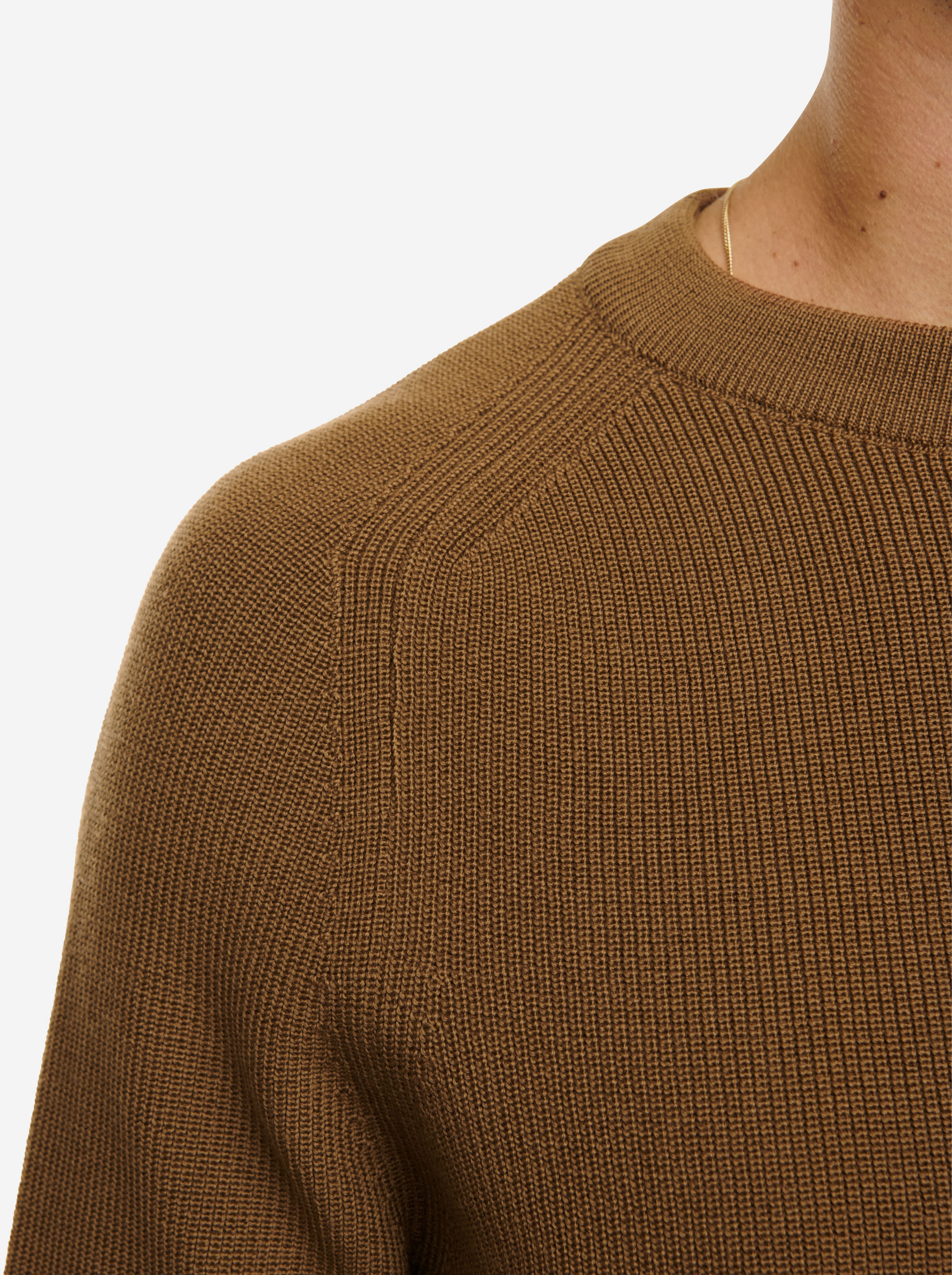Teym - Crewneck - The Merino Sweater - Men - Brown - 4