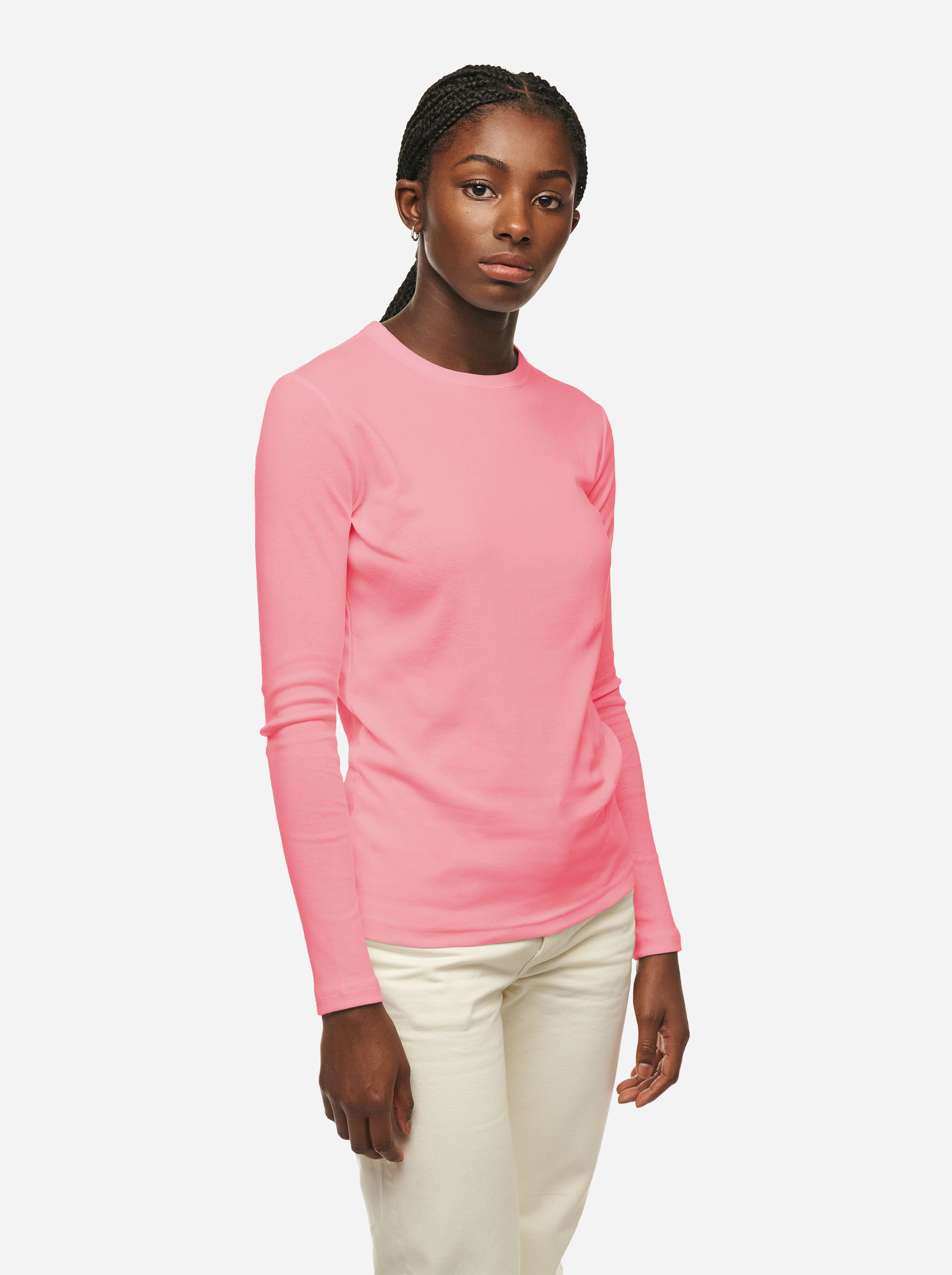 Teym - The Longsleeve T-Shirt - Women - Pink - 1
