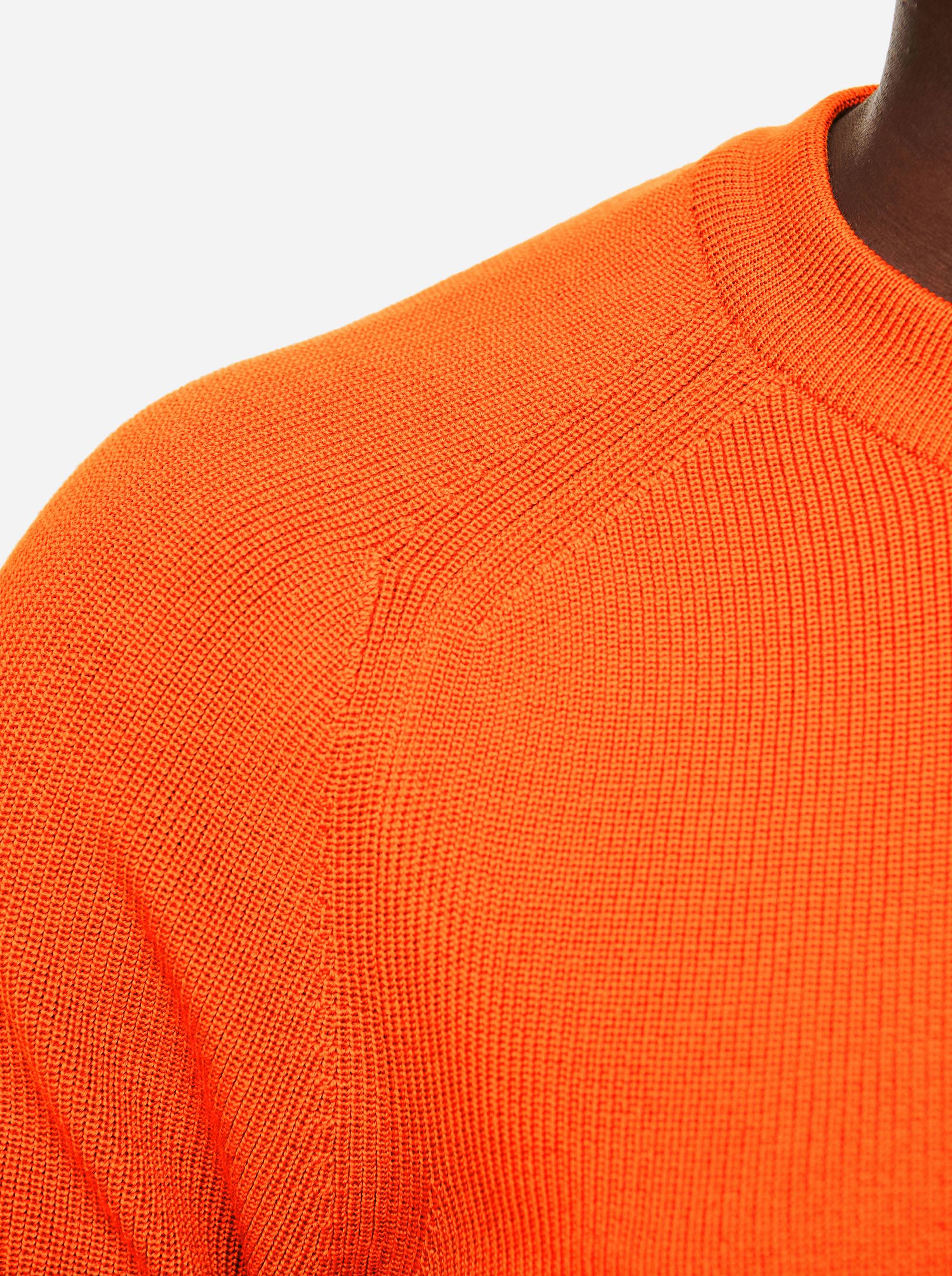 Teym - Crewneck - The Merino Sweater - Men - Orange - 2