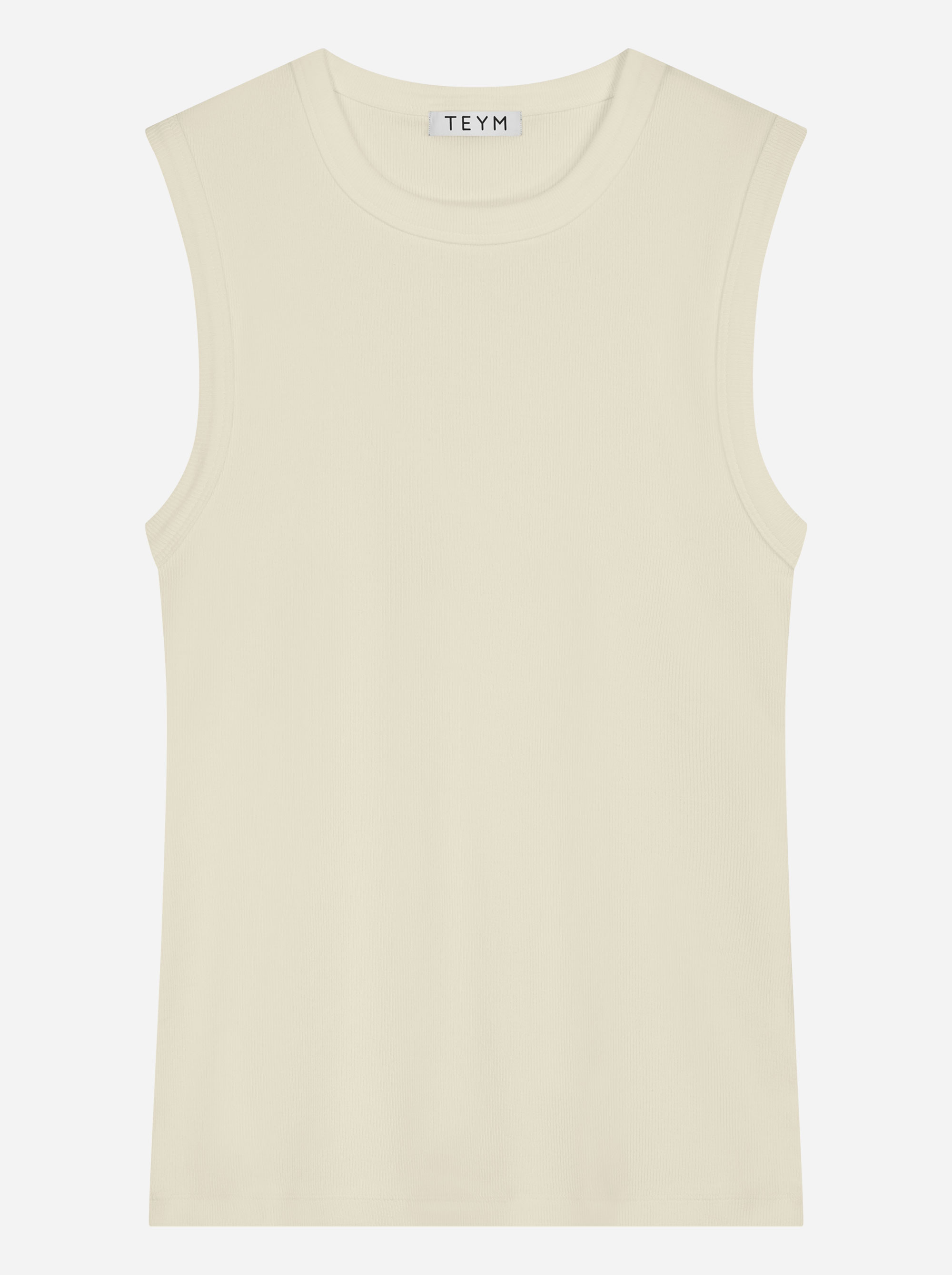 Teym - The Sleeveless T-Shirt - Women - Off-White