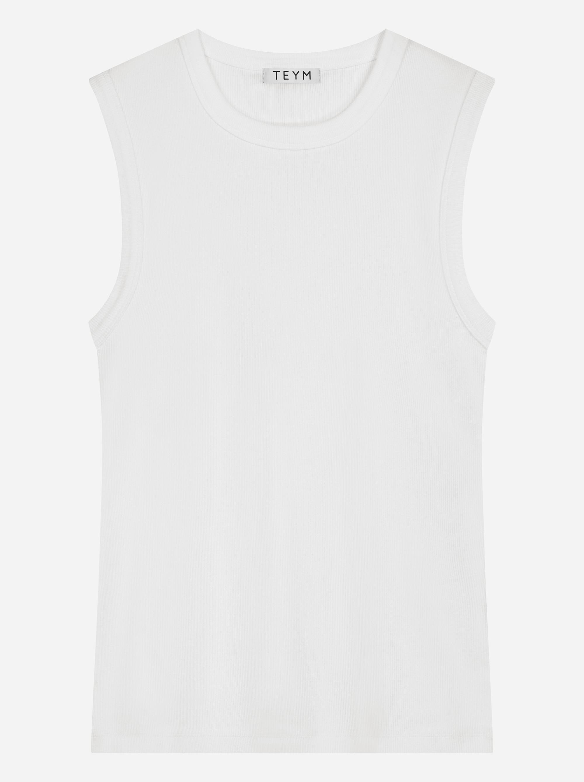 Teym - The Sleeveless T-Shirt - Women - White